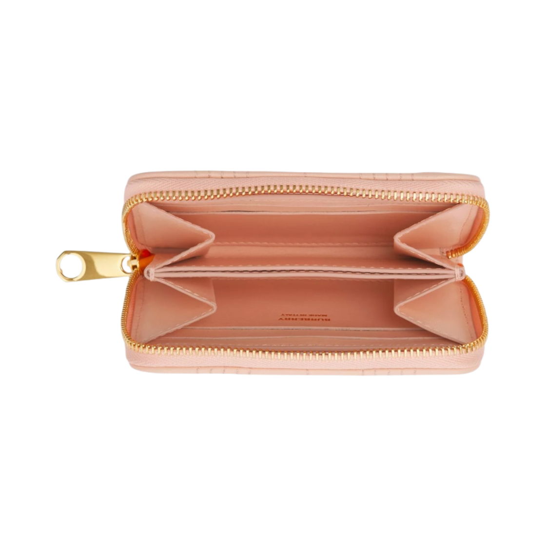 버버리 퀼티드 레더 롤라 지퍼 지갑 피치 핑크(Burberry Quilted Leather Lola Zip Wallet Peach Pink) - 2
