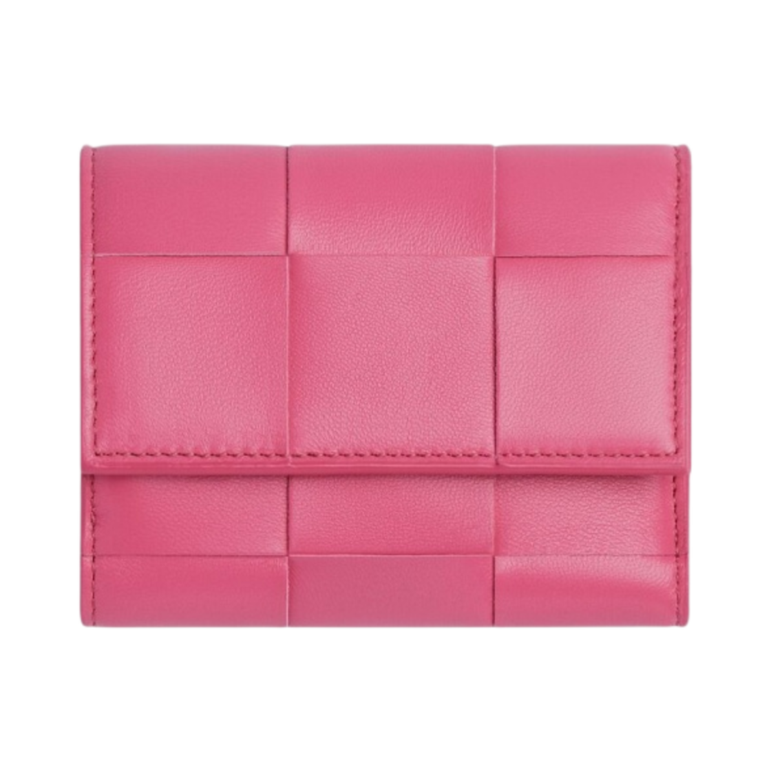 보테가 베네타 카세트 트라이폴드 지퍼 지갑 밀크쉐이크(Bottega Veneta Casette Tri-Fold Zip Wallet Milkshake) - 1