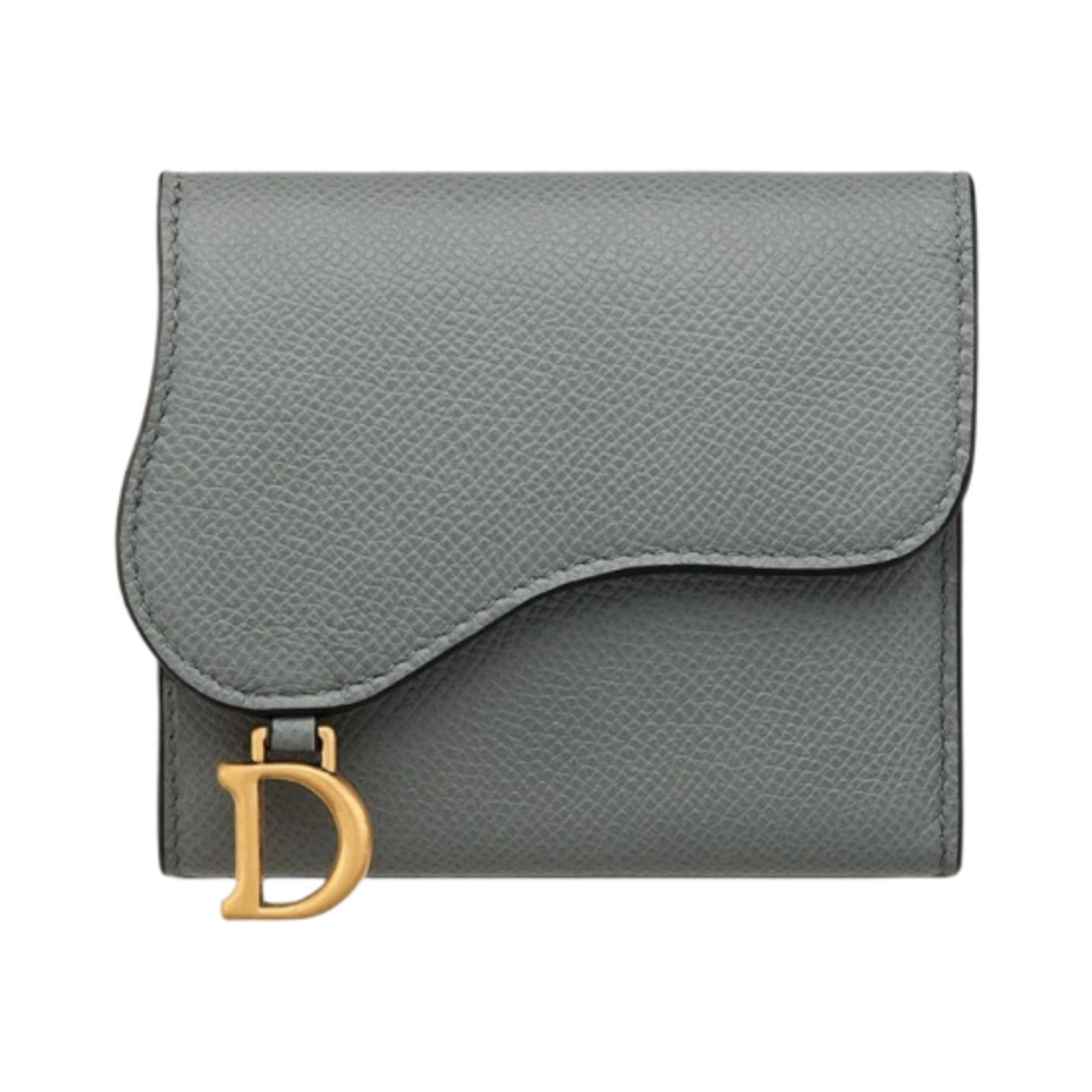 디올 새들 로터스 지갑 그레인드 카프스킨 그레이(Dior Saddle Lotus Wallet Grained Calfskin Grey) - 1