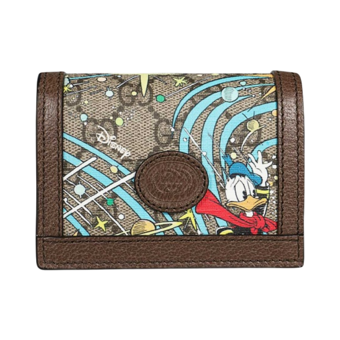 구찌 x 디즈니 도날드 덕 카드 홀더 브라운(Gucci x Disney Donald Duck Card Holder Brown)