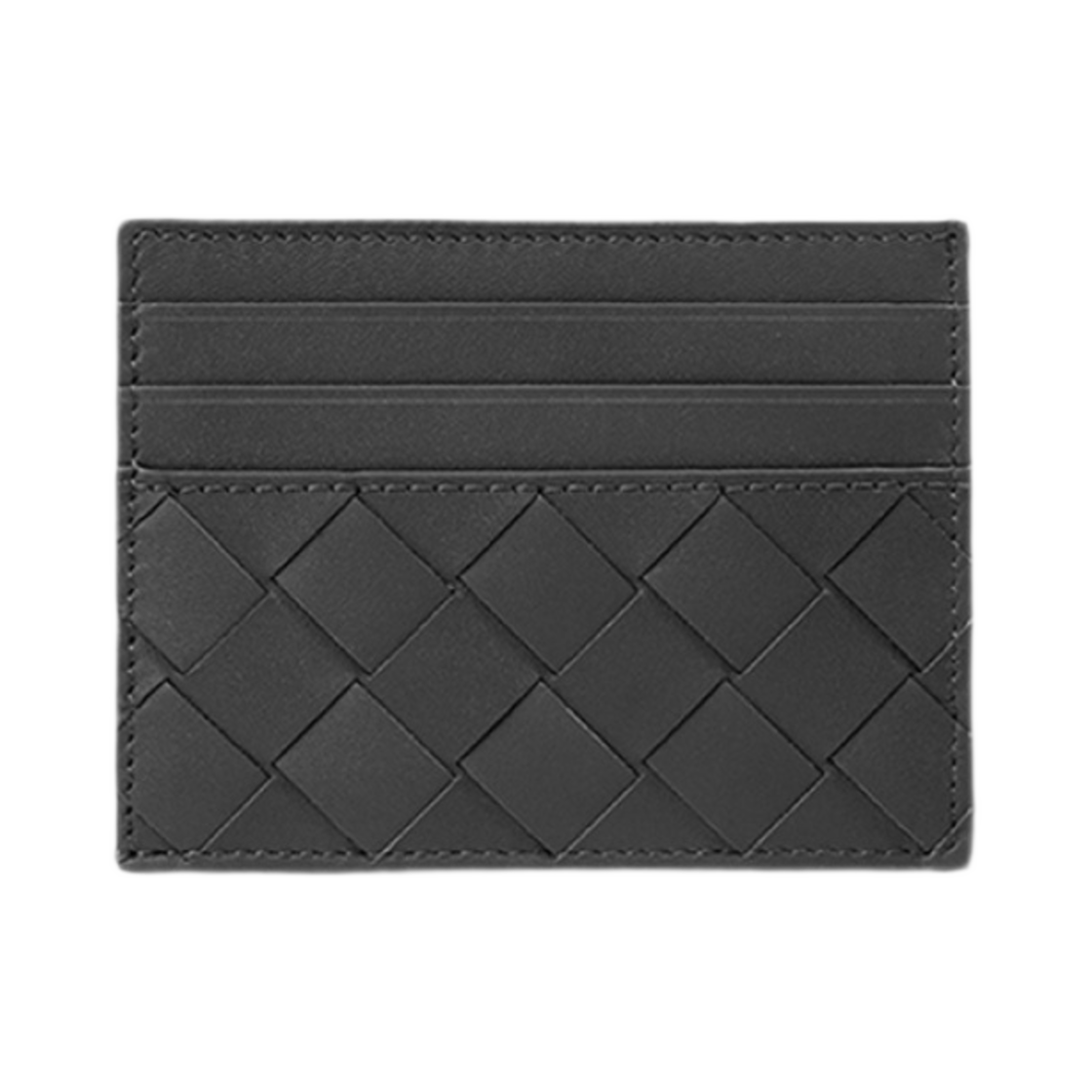 보테가 베네타 인트레치아토 크레딧 카드 케이스 그래파이트(Bottega Veneta Intrecciato Credit Card Case Graphite)