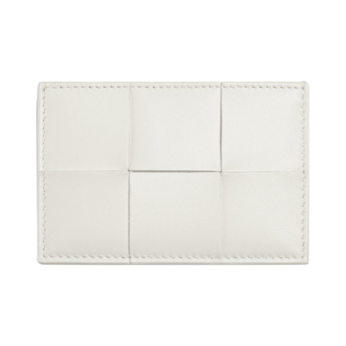 보테가 베네타 카드 케이스 램스킨 & 카프스킨 초크(Bottega Veneta Credit Card Case Lambskin & Calfskin Chalk)