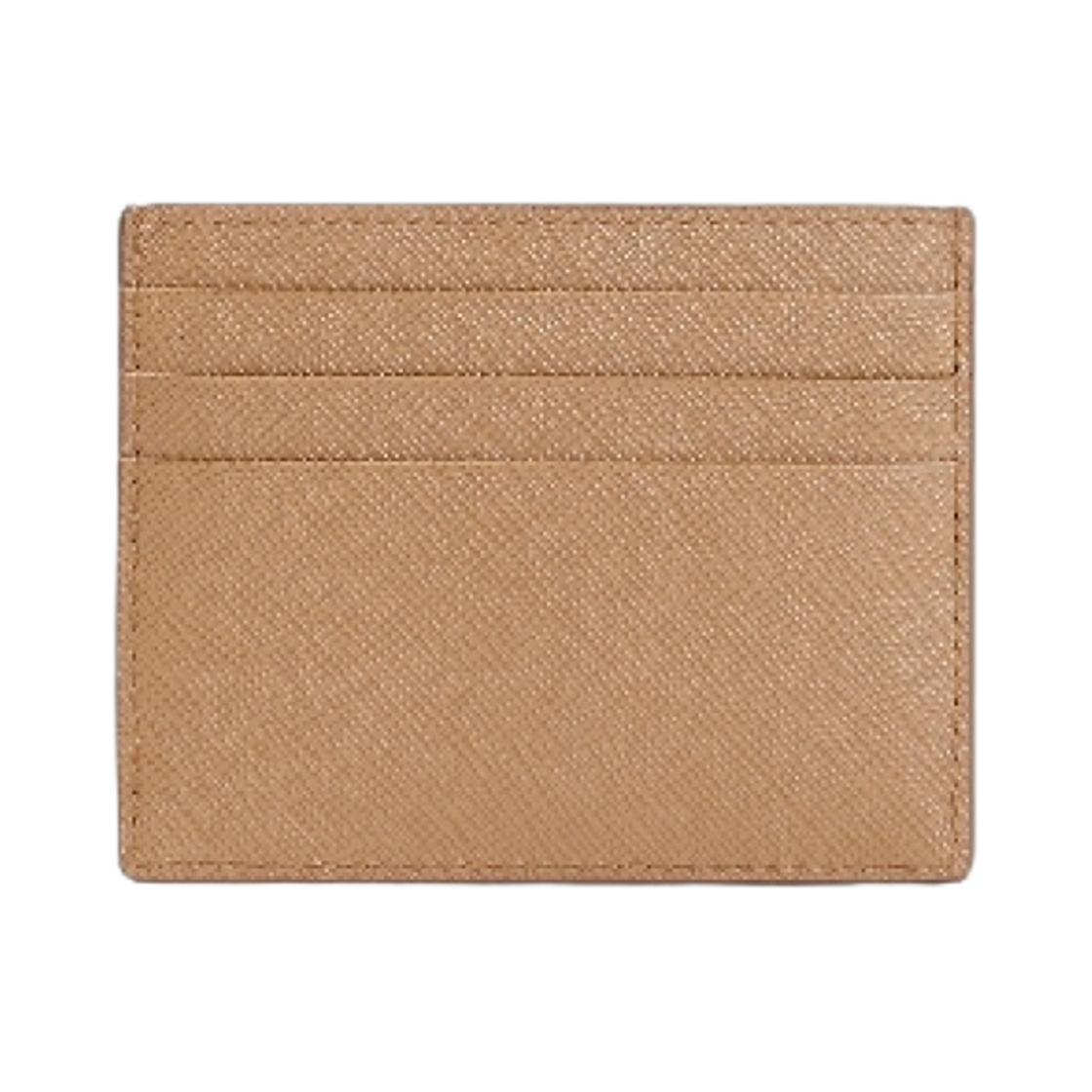 프라다 사피아노 레더 트라이앵글 로고 카드 지갑 카라멜(Prada Saffiano Leather Triangle Logo Card Holder Caramel) - 2