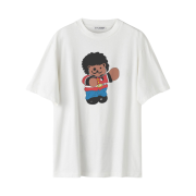 Our Legacy Box T-Shirt London Bear Print White