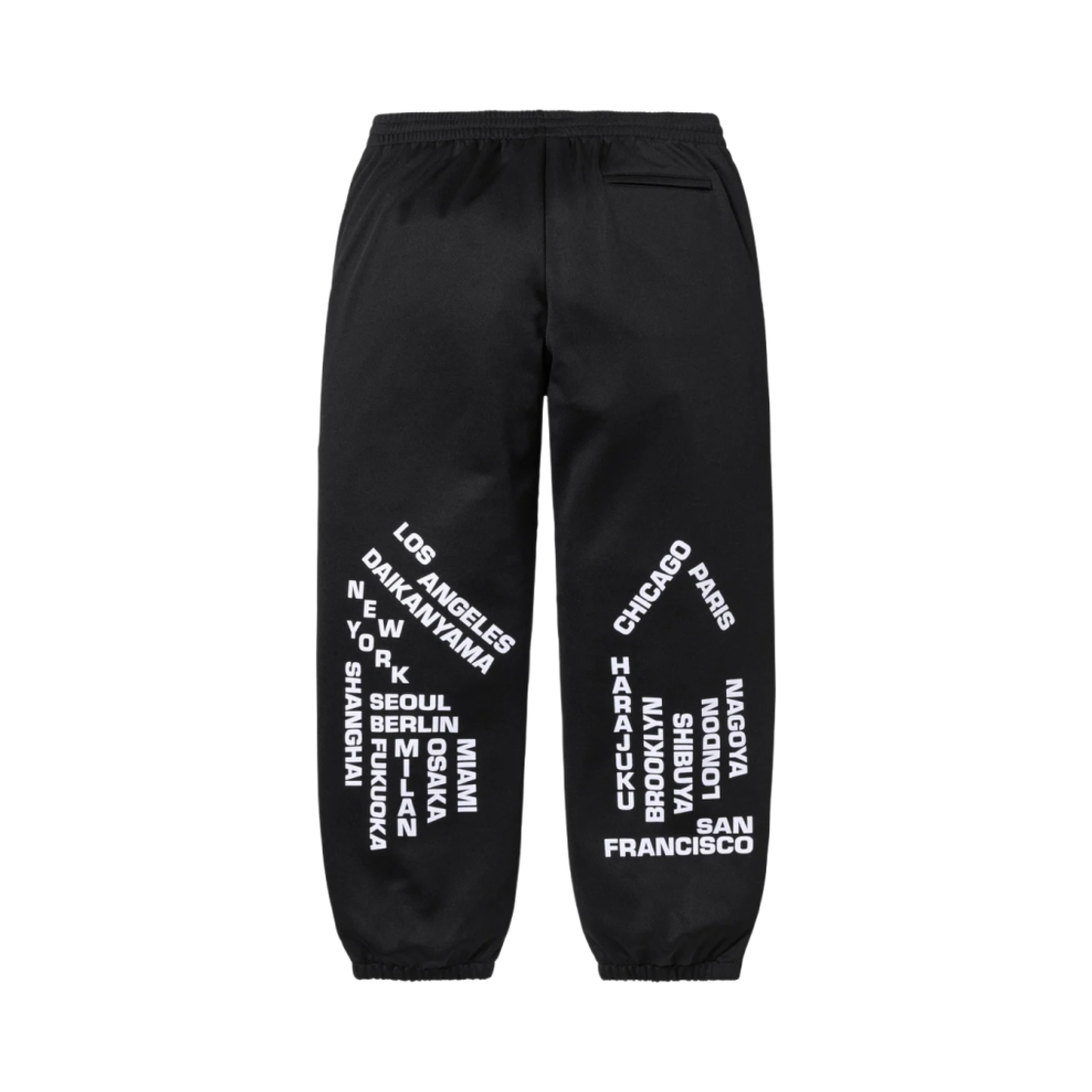 슈프림 월드와이드 트리콧 트랙 팬츠 블랙 - 25SS(Supreme Worldwide Tricot Track Pant Black - 25SS) - 2