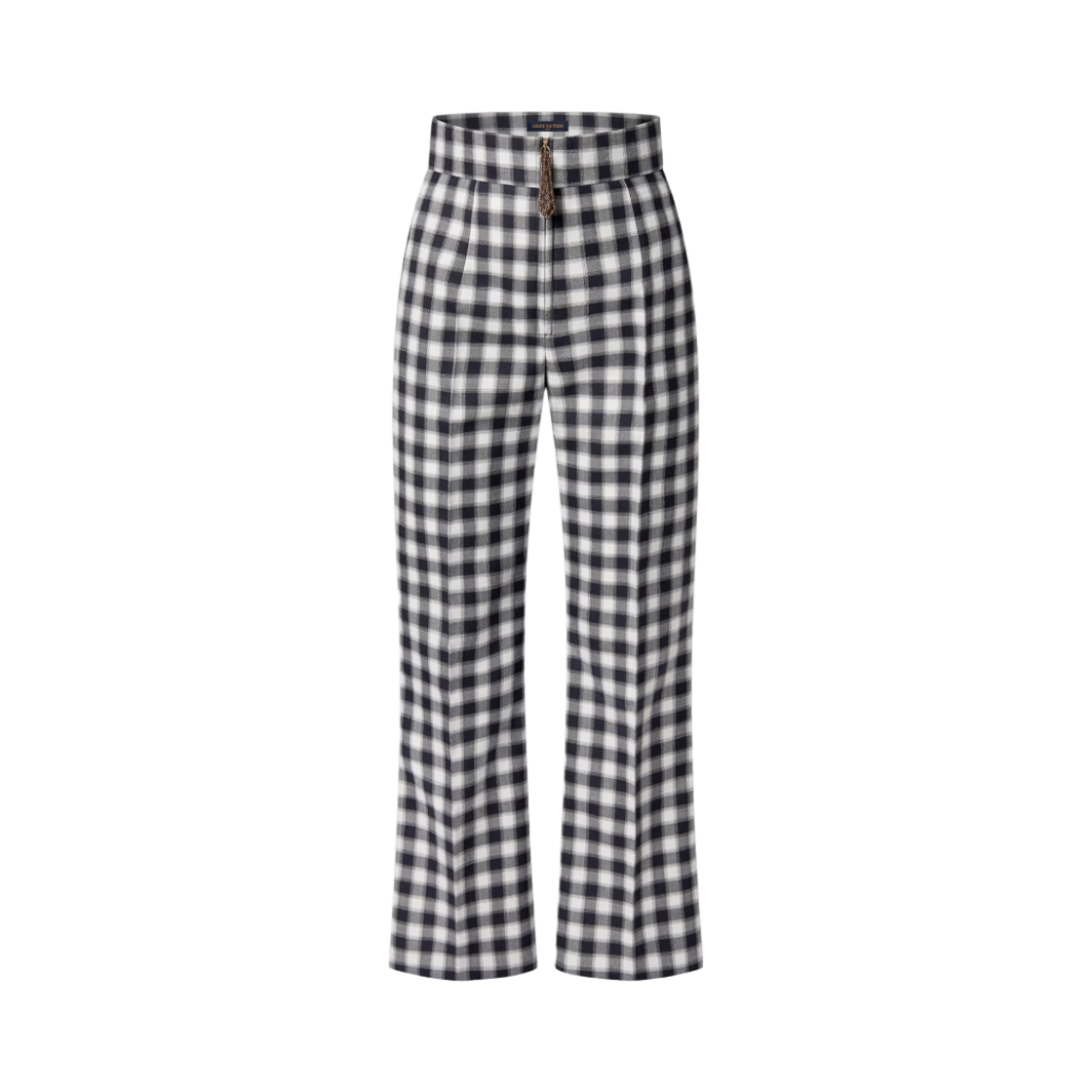 (W) 루이비통 비쉬 체크 팬츠 다크 네이비((W) Louis Vuitton Vichy Check Pants Dark Navy) - 1