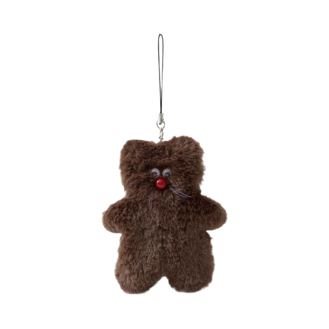 - Monamhee Bred Mini Friends Phone Strap Brown