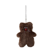 Monamhee Bred Mini Friends Phone Strap Brown