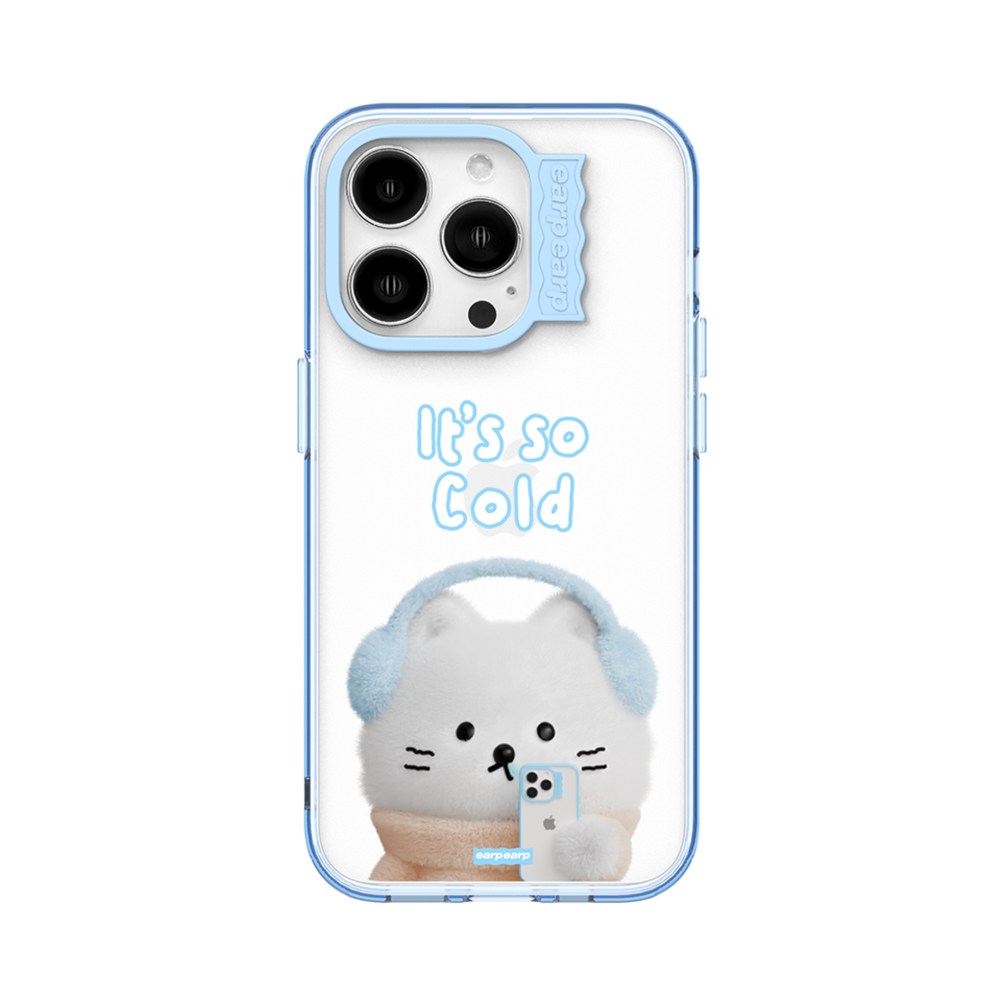 E2411_0528 earpearp Winter Is Coming Chichi Sky Blue Wave Label Case