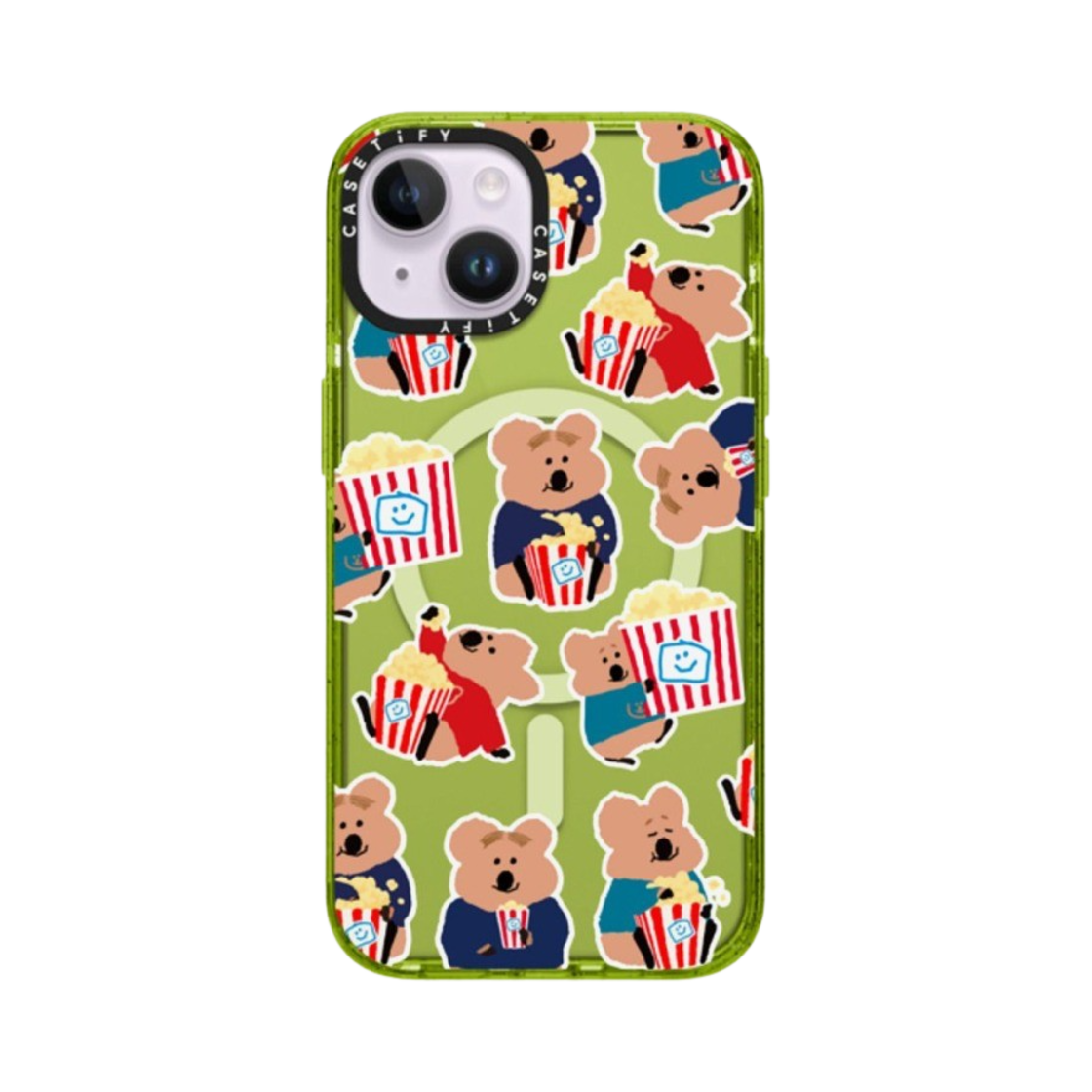 케이스티파이 x 다이노탱 아이폰 스낵 바 어택 맥세이프 임팩트 케이스 키위(Casetify x Dinotaeng iPhone Snack Bar Attack MagSafe Impact Case Kiwi) - 2