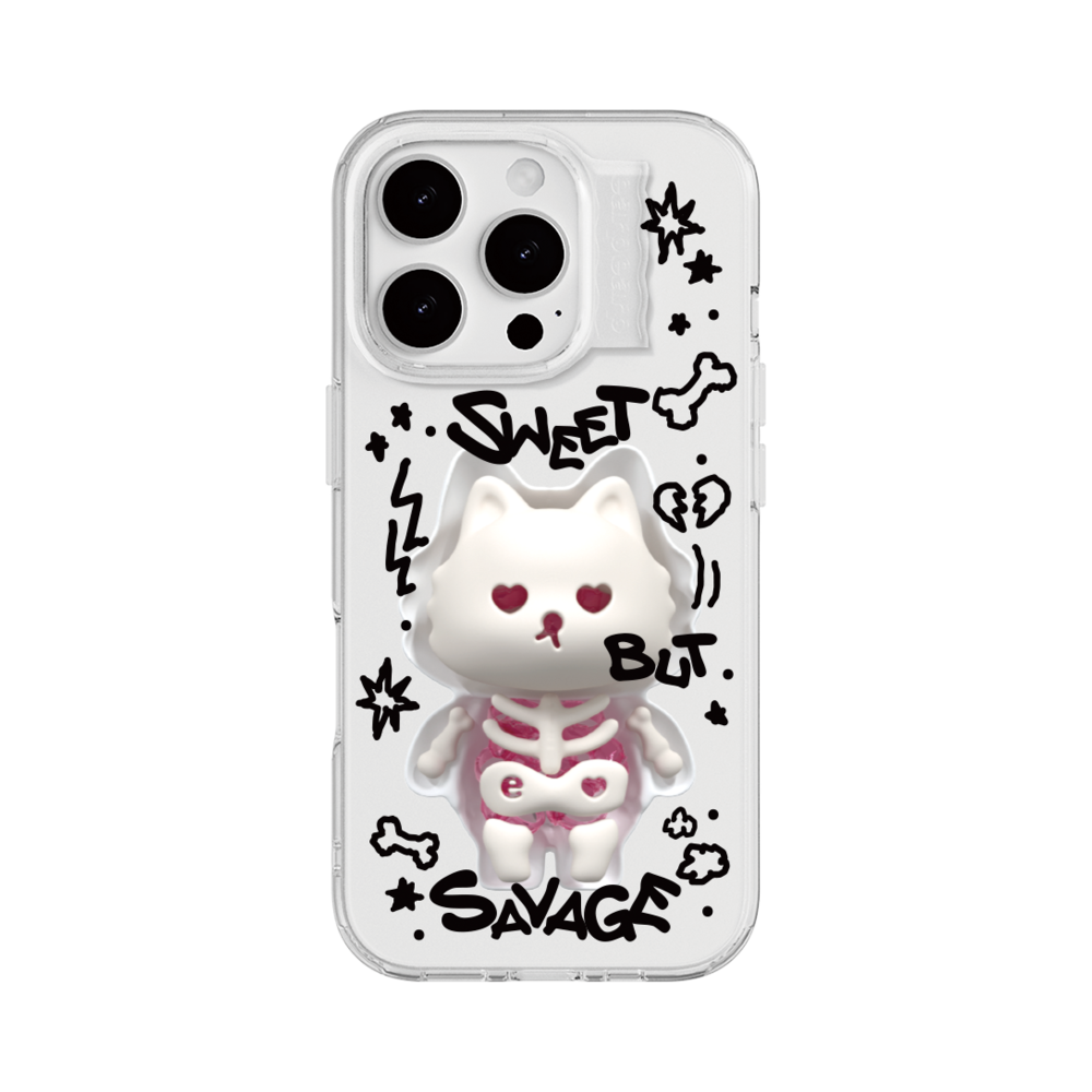 E2505_0226 earpearp Scully ChiChi-CLEAR Wave Label Case
