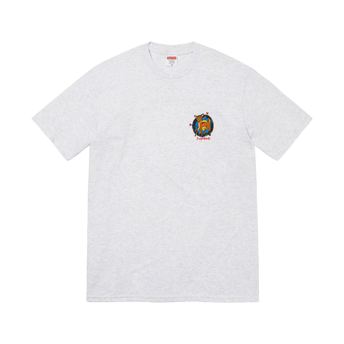 슈프림 디어 티셔츠 애쉬 그레이 - 22SS(Supreme Deer T-Shirt Ash Grey - 22SS) - 2
