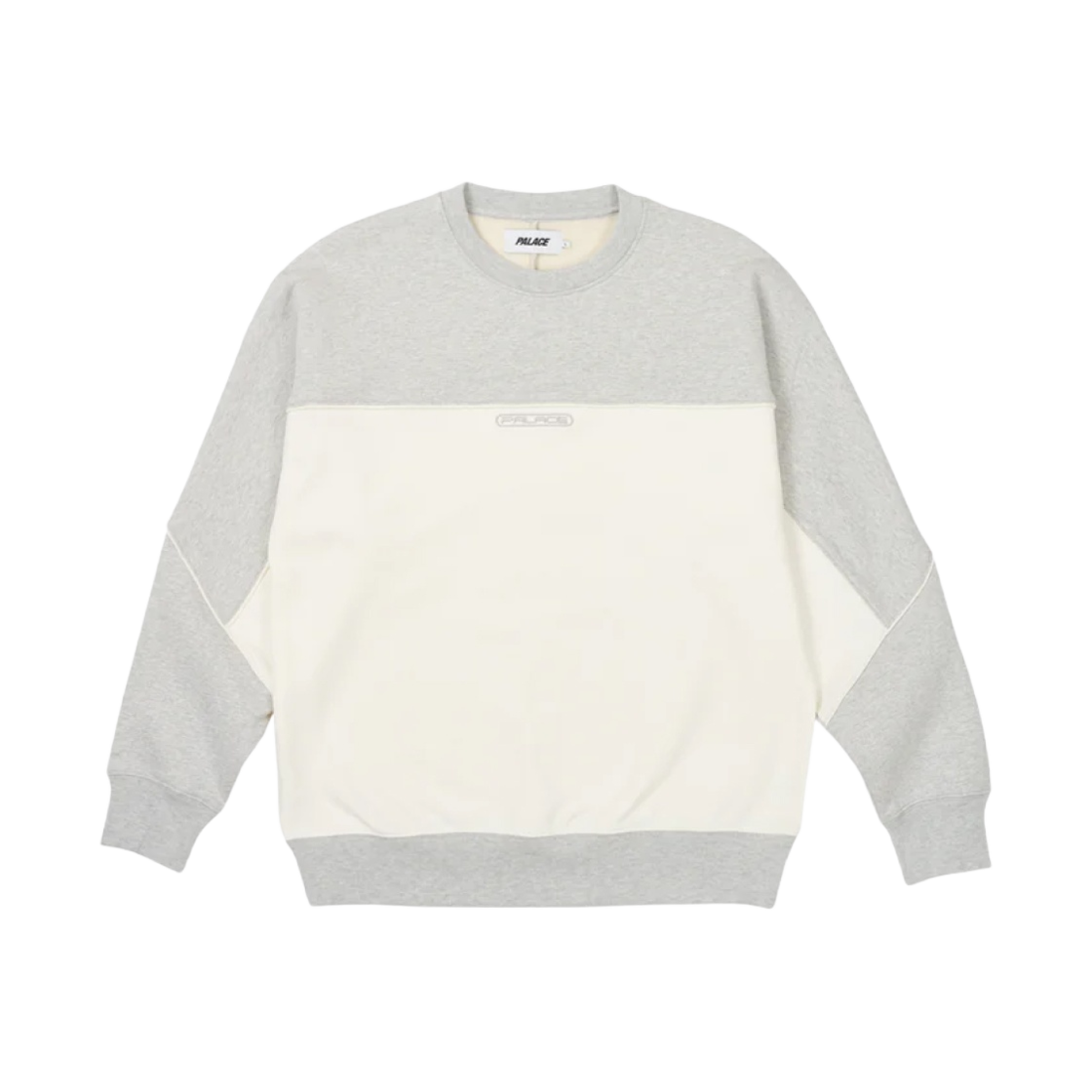 팔라스 파이프드 크루 그레이 말 - 23FW(Palace Piped Crew Grey Marl - 23FW) - 1