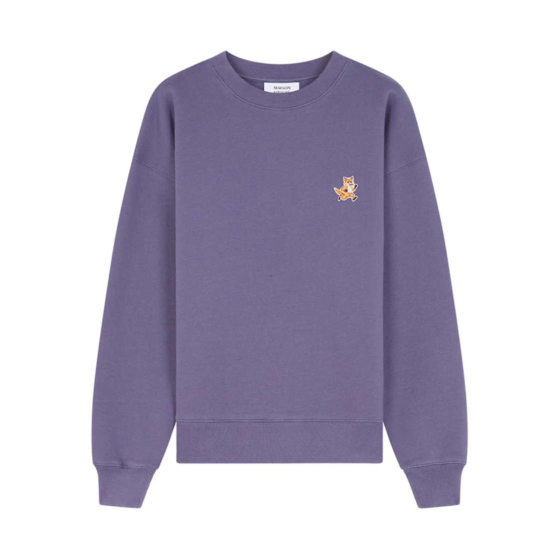 MW00309KM0307-P549 (W) Maison Kitsune Speedy Fox Patch Comfort Sweatshirt Aster