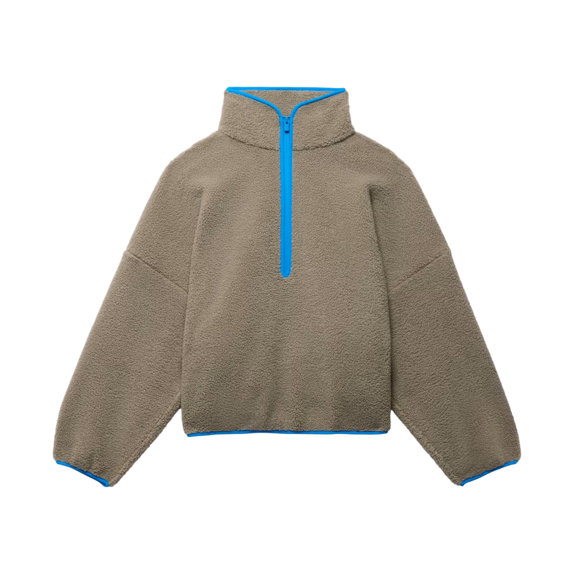 IM6077 Adidas x Fear of God Athletics Hike Half Zip Clay - KR Sizing