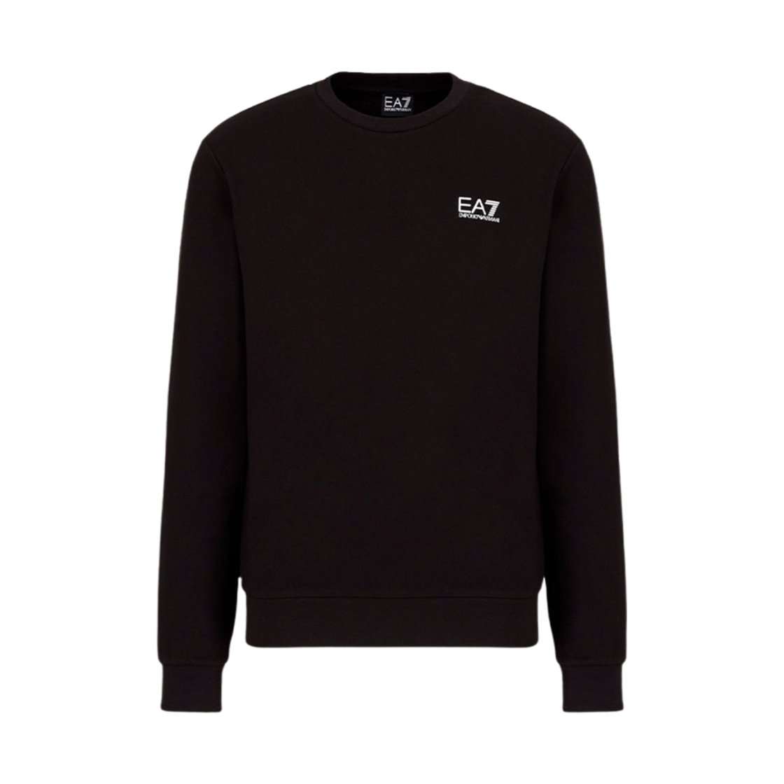 8NPM52PJ05Z1200 Emporio Armani EA7 Logo Print Sweatshirt Black