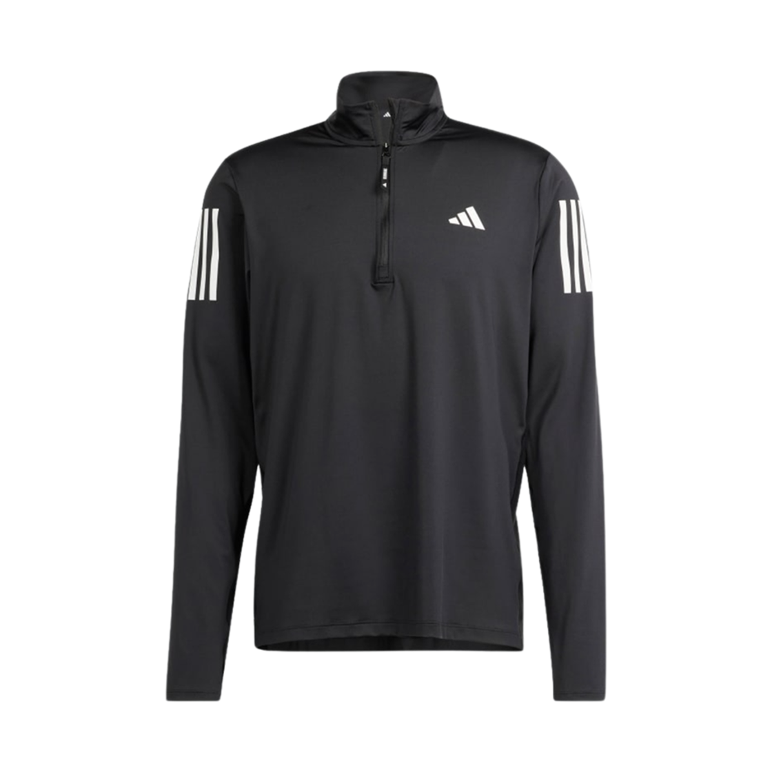 아디다스 오운 더 런 하프집 스웨트셔츠 블랙 - KR 사이즈(Adidas Own the Run Half Zip Sweatshirt Black - KR Sizing) - 1