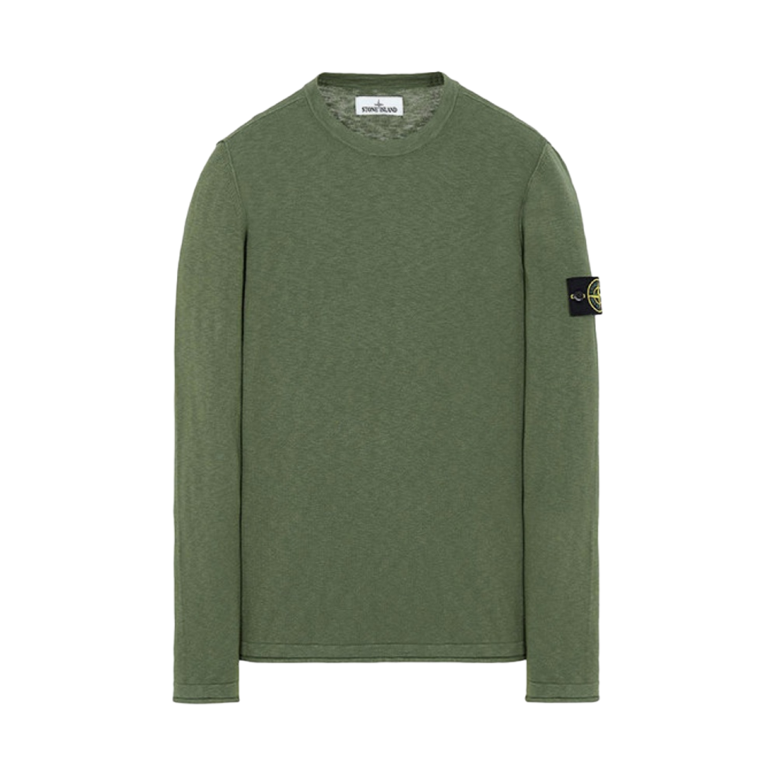 스톤 아일랜드 502B0 크루넥 니트탑 올리브 그린 - 20SS(Stone Island 502B0 Crewneck Knit Olive Green - 20SS) - 1