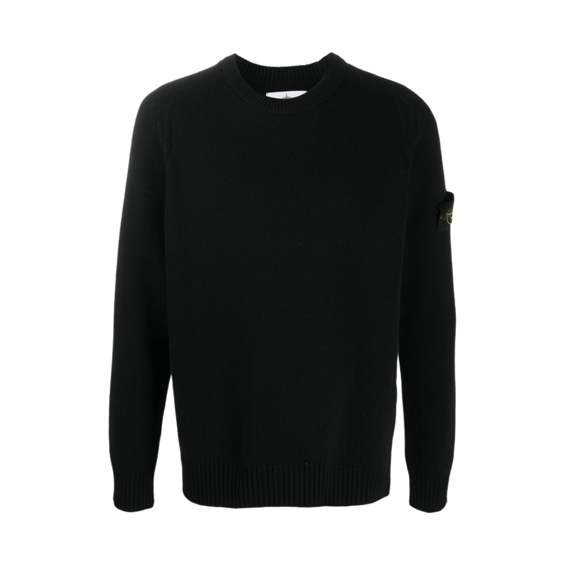 스톤 아일랜드 5552A3 램스울 크루 니트 블랙 - 20FW(Stone Island 552A3 Lambswool Crew Knit Black - 20FW) - 1