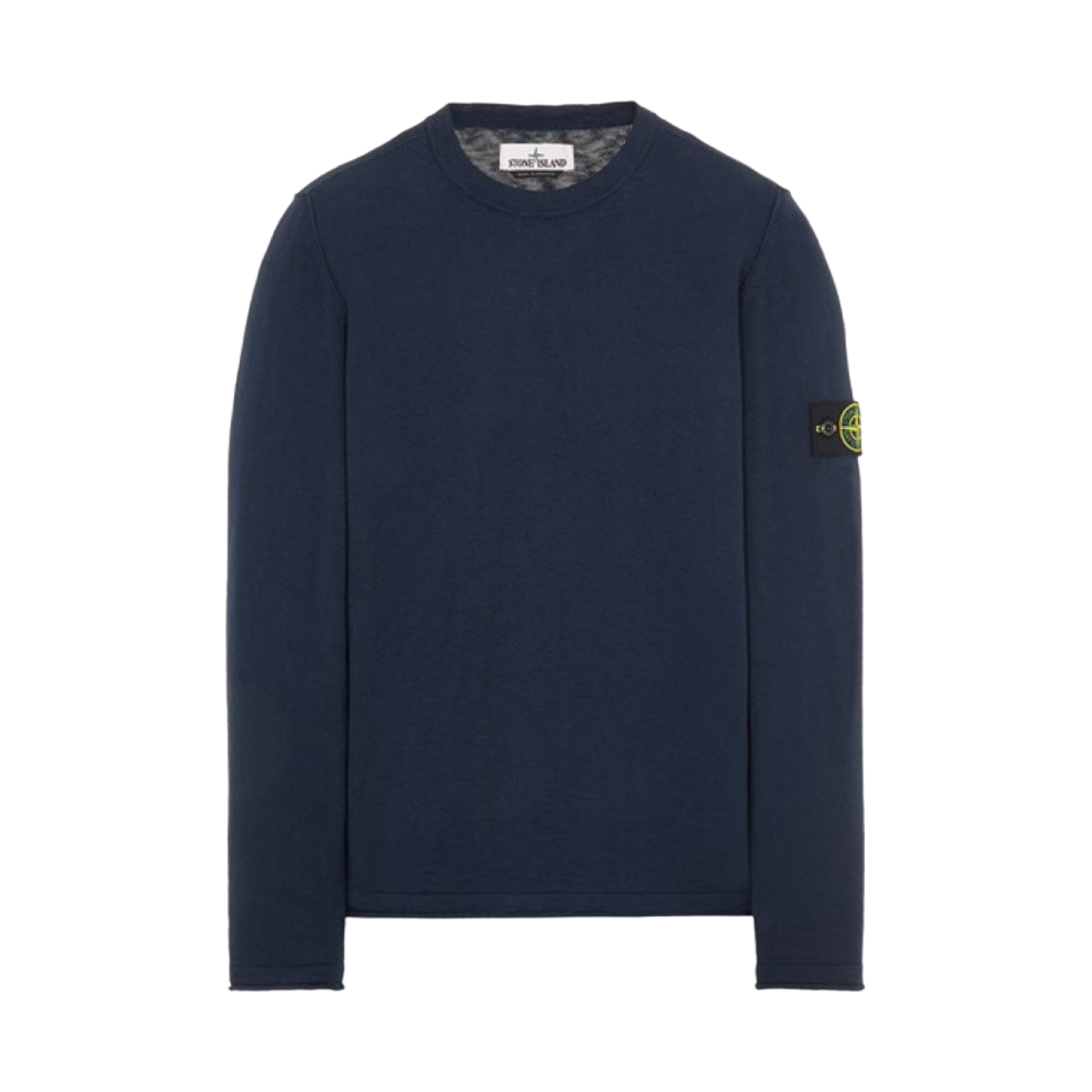 7615502B0-V0020 Stone Island 502B0 Crewneck Knit Navy Blue - 22SS