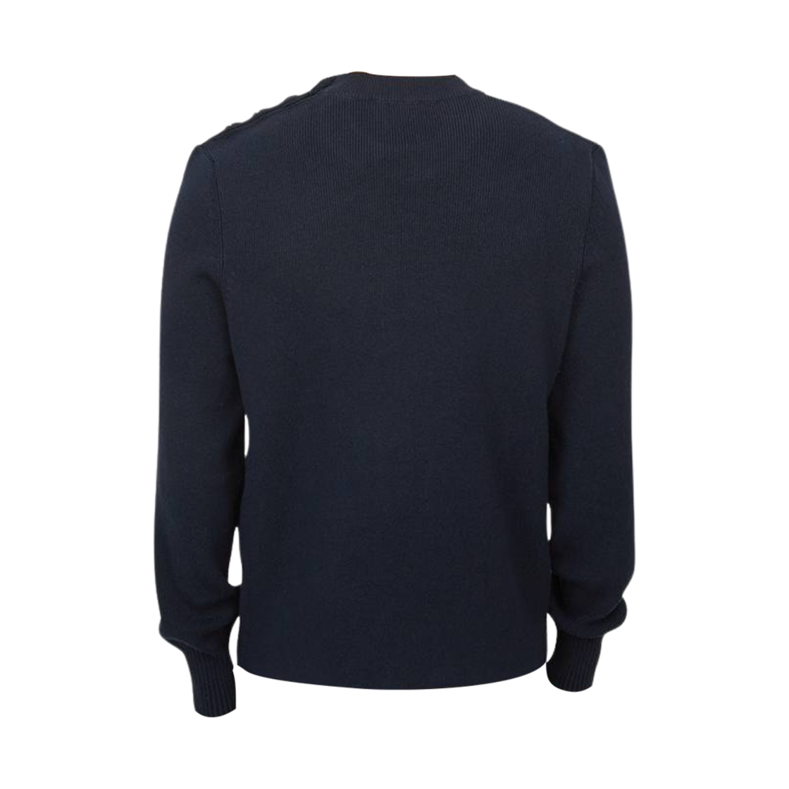 아미 코튼 메리노 울 니트 네이비 블루(AMI Cotton Merino Wool Knit Navy Blue) - 2