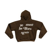 Cactus Plant Flea Market Born Again Hooded Sweatshirt Brown