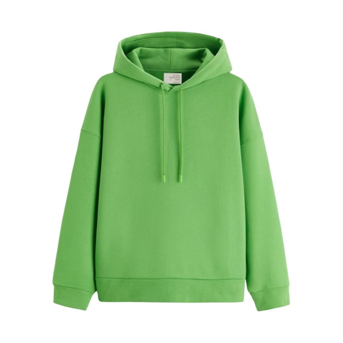 자라 x 스튜디오 니콜슨 오버사이즈 후드 스웨트셔츠 애플 그린(Zara x Studio Nicholson Oversized Hooded Sweatshirt Apple Green) - 1