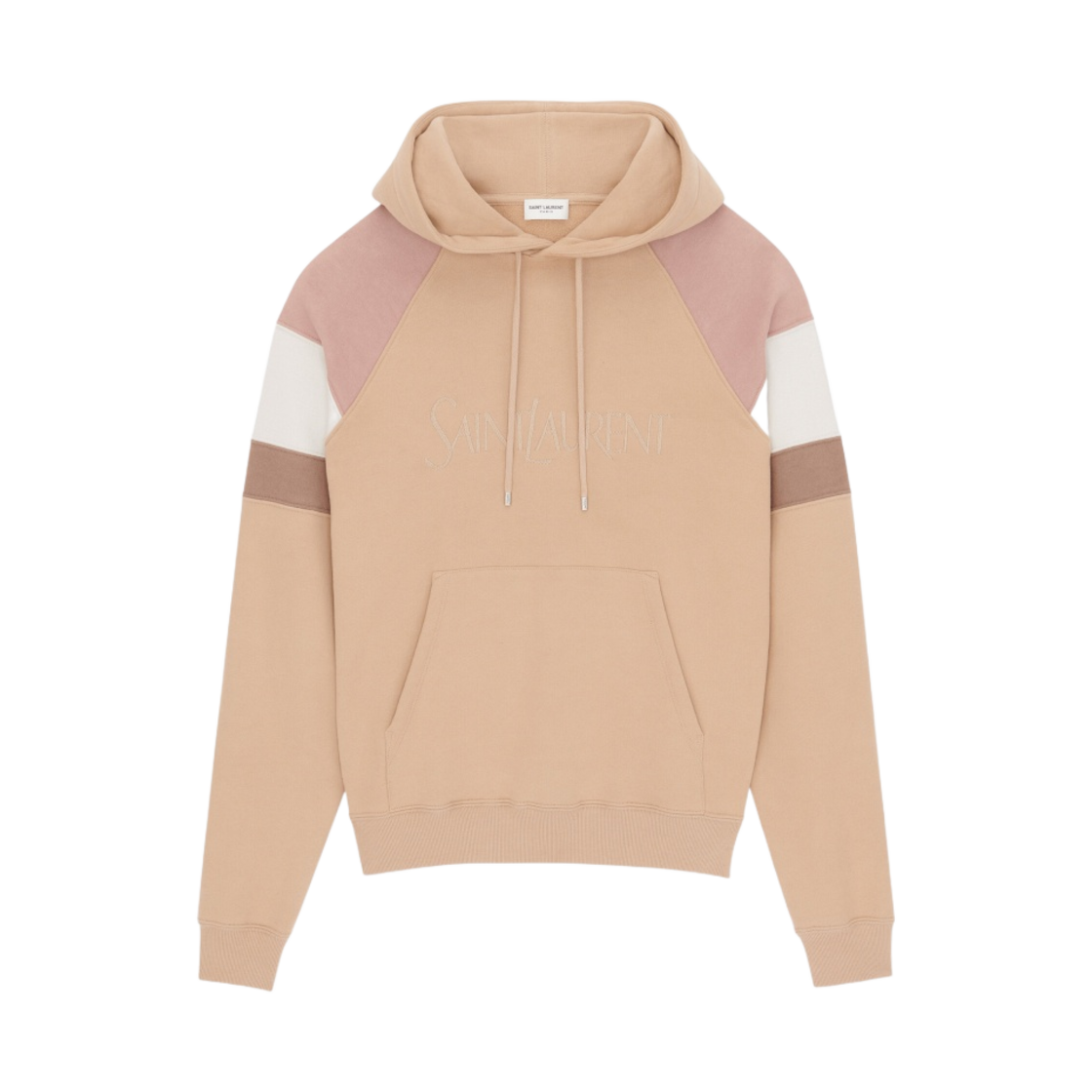 (W) 생로랑 후드 누드 에 로즈 지브르((W) Saint Laurent Hoodie Nude Et Rose Givre) - 1