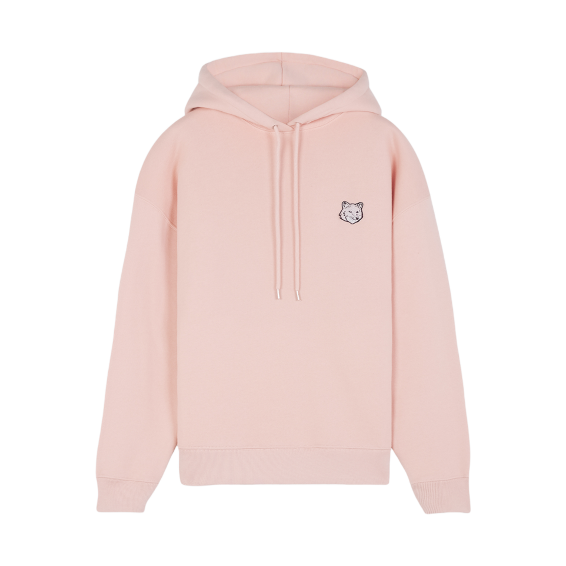 MW00704KM0307-P628 (W) Maison Kitsune Bold Fox Head Patch Comfort Hoodie Pasture Rose