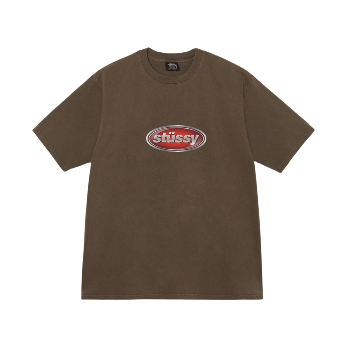 ★関税込★Stussy★EMBLEM TEE PIGMENT DYED★COFFEE★ Buy Stussy Basic Pigment Dyed Tee 'Coffee' - 1904838 COFF | GOAT