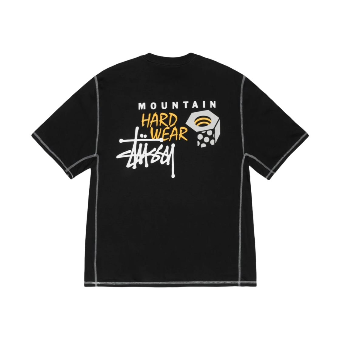 스투시 x 마운틴 하드웨어 티셔츠 스텔스 그레이(Stussy x Mountain Hardwear T-Shirt Stealth Grey)