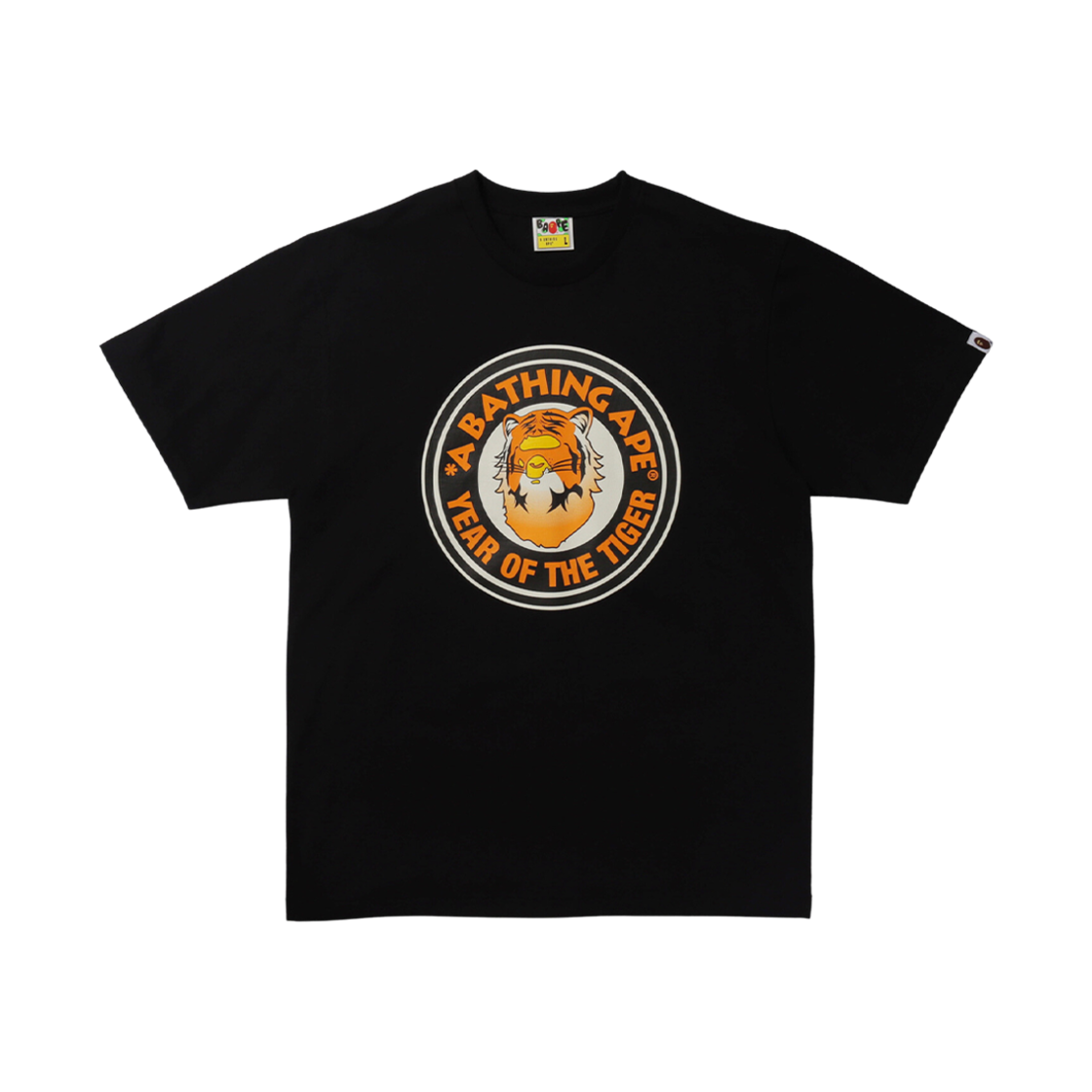 0ZXTEM10X001H BAPE Year Of The Tiger T-Shirt Black