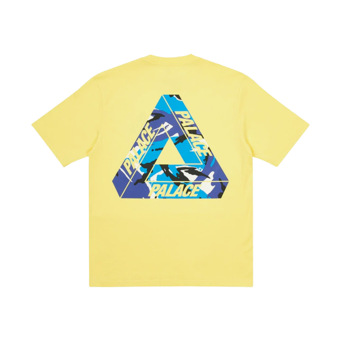 - Palace Tri-Camo T-Shirt Pale Yellow - 20FW