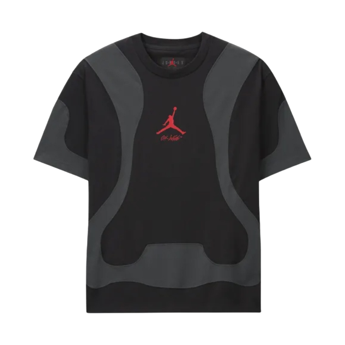 조던 x 오프화이트 티셔츠 블랙 - US/EU(Jordan x Off-White T-Shirt Black - US/EU) - 1
