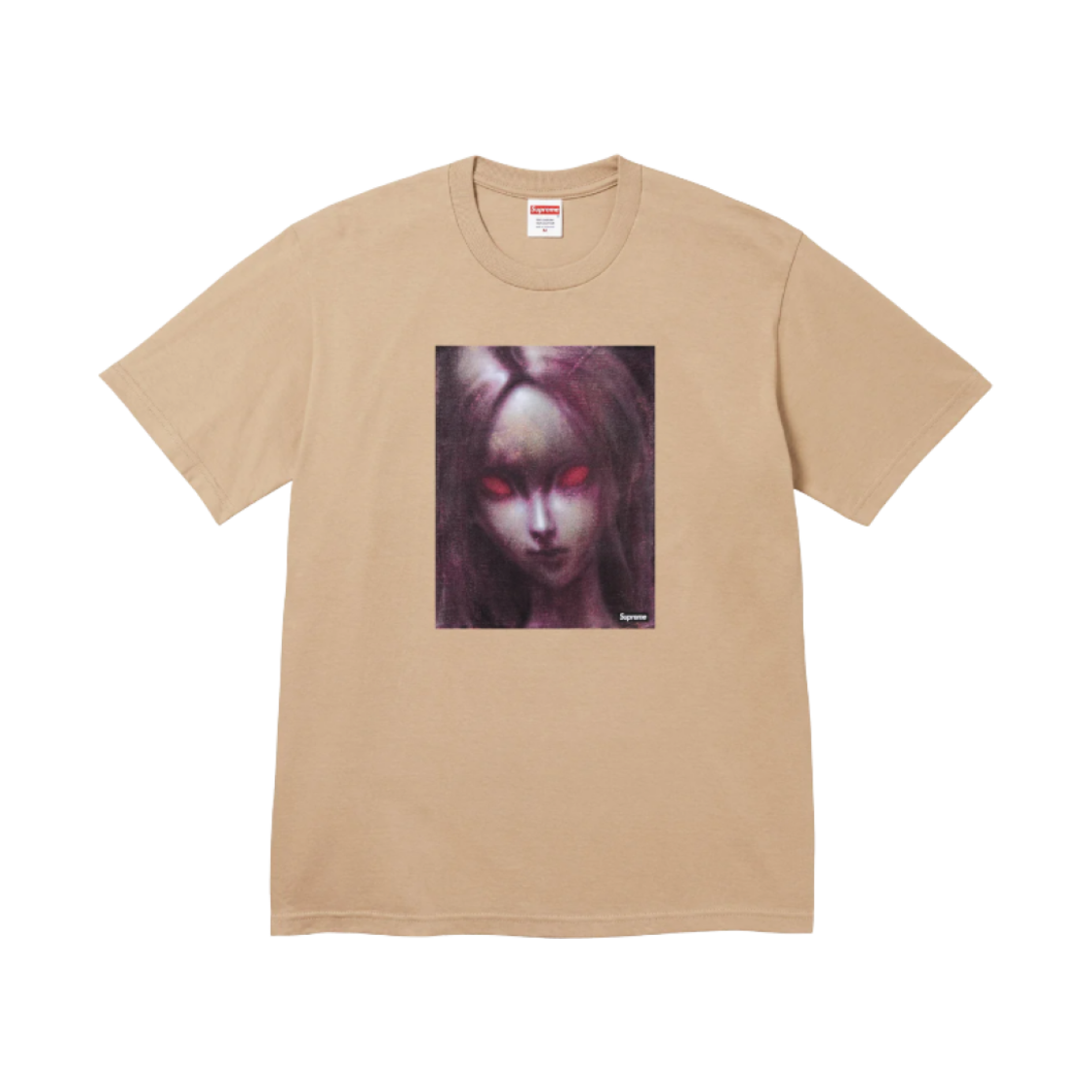 - Supreme Red Eyes T-Shirt Khaki - 24FW