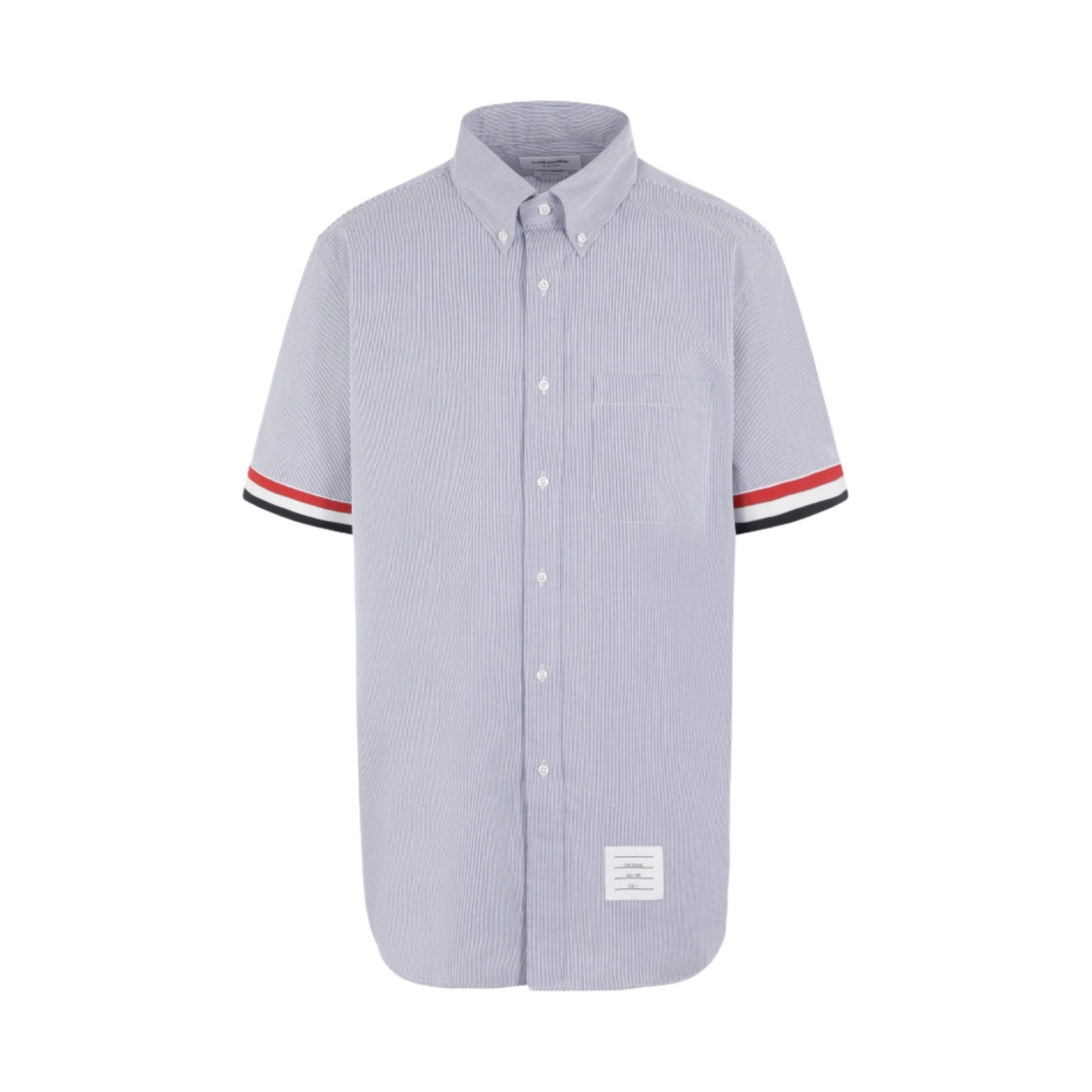 톰브라운 핀코드 암밴드 숏슬리브 셔츠 네이비(Thom Browne Pincode Armband Short Sleeve Shirt Navy)
