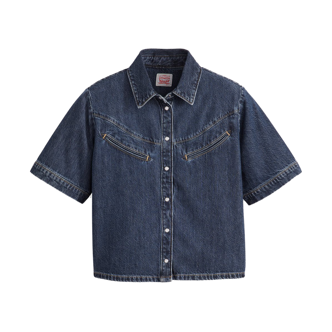 001SL-0001 Levi's Women Rinoa Camp Shirt Midium Indigo