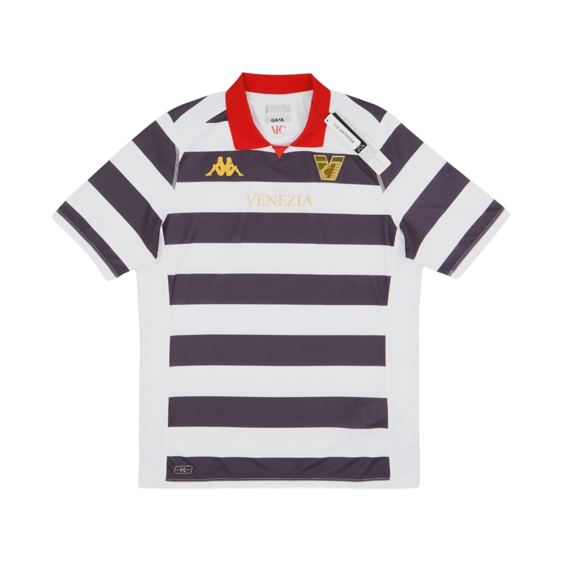 371L34W Kappa Venezia FC 2023/24 Third Jersey White Black (Non Marking Ver.)