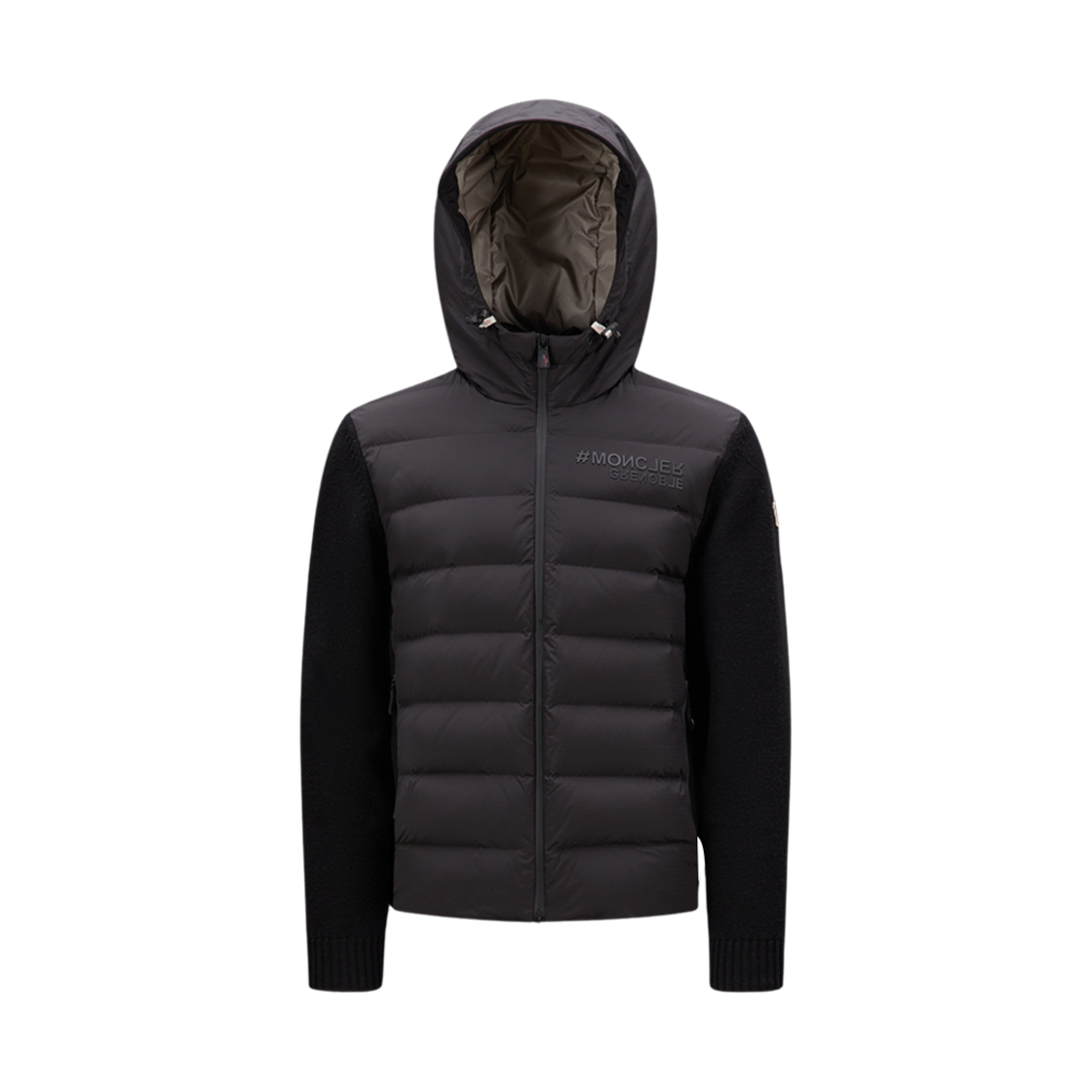 몽클레르 패딩 집업 후드 블랙 - 23FW(Moncler Padded Zip-Up Hoodie Black - 23FW) - 1