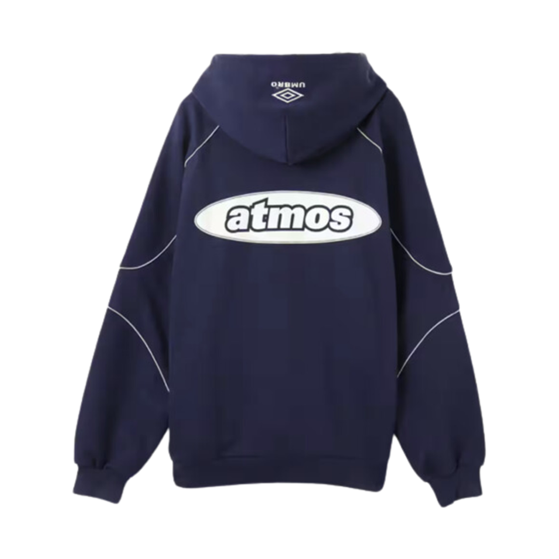 엄브로 x 아트모스 후드 스웨트셔츠 네이비(Umbro x Atmos Hoodie Sweatshirt Navy) - 2