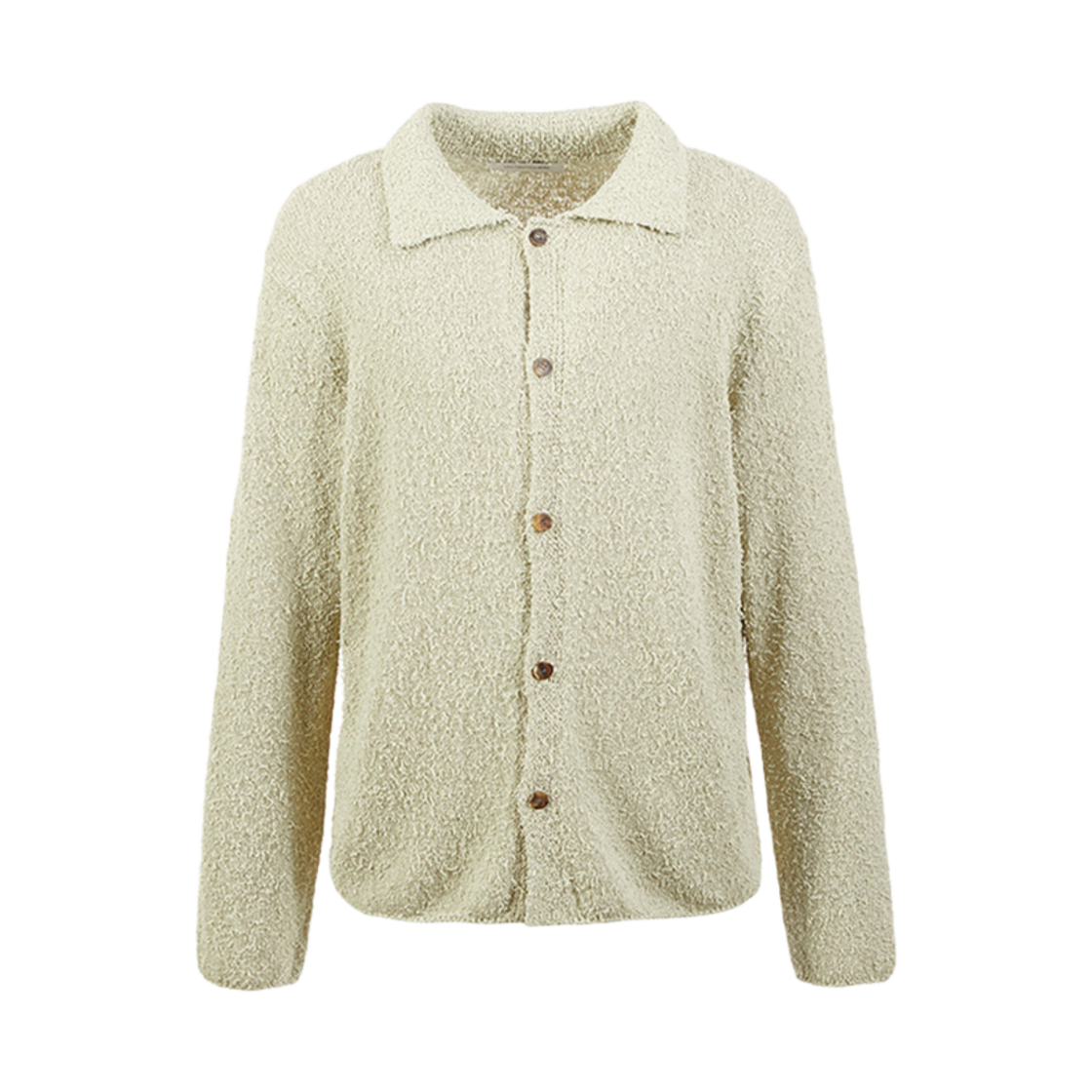 LH2511KN002EMT Le17Septembre Textured Button-Down Shirt Mint