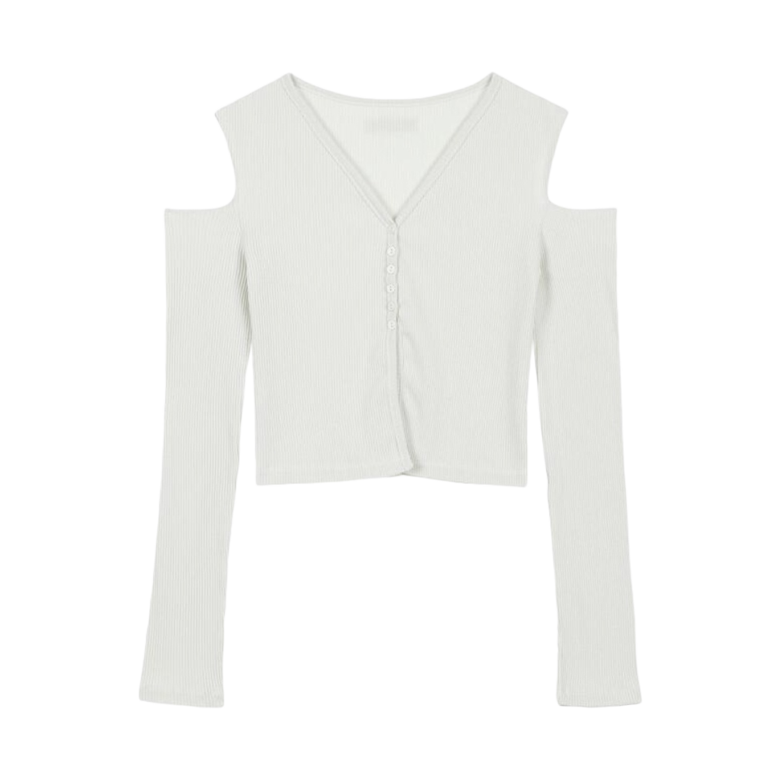 - (W) Deinet Layer Button Cardigan in Grey