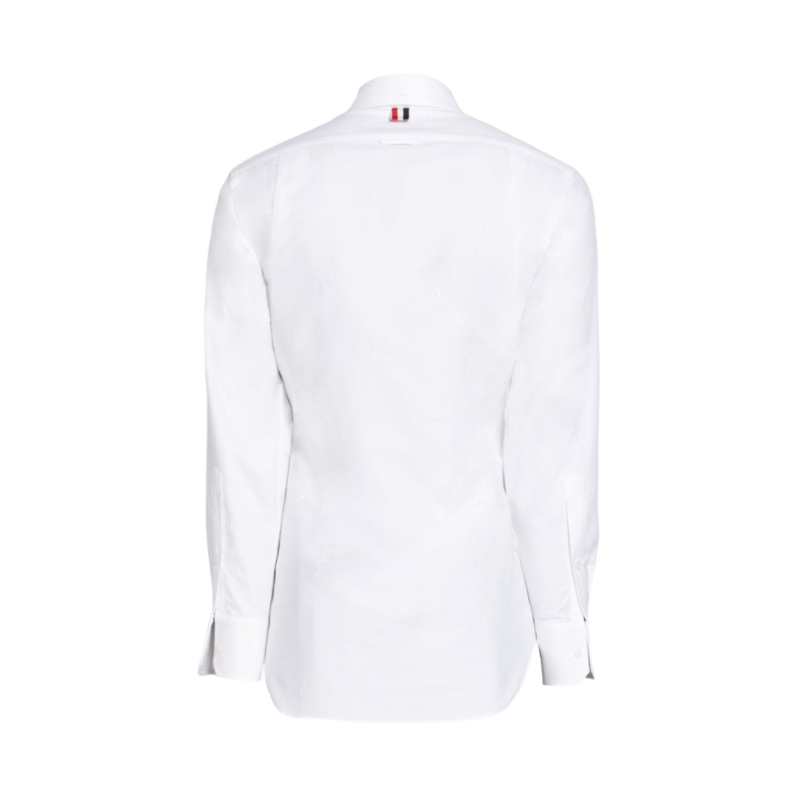 톰 브라운 옥스포드 자수 하프 드롭 스카이 아이콘 클래식 핏 셔츠 화이트(Thom Browne Oxford Embroidery Half Drop Sky Icon Classic Fit Shirt White) - 2