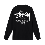 Stussy Stock DSM Ginza LS T-Shirt Black