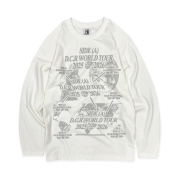 DEFYCLUBROBBERS World Tour LS T-Shirt White Gray