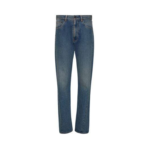 S50LA0232S30561985 Maison Margiela Turn Up Jeans Blue