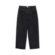 Millo Archive Overfit Double Waist Pants Washed Black