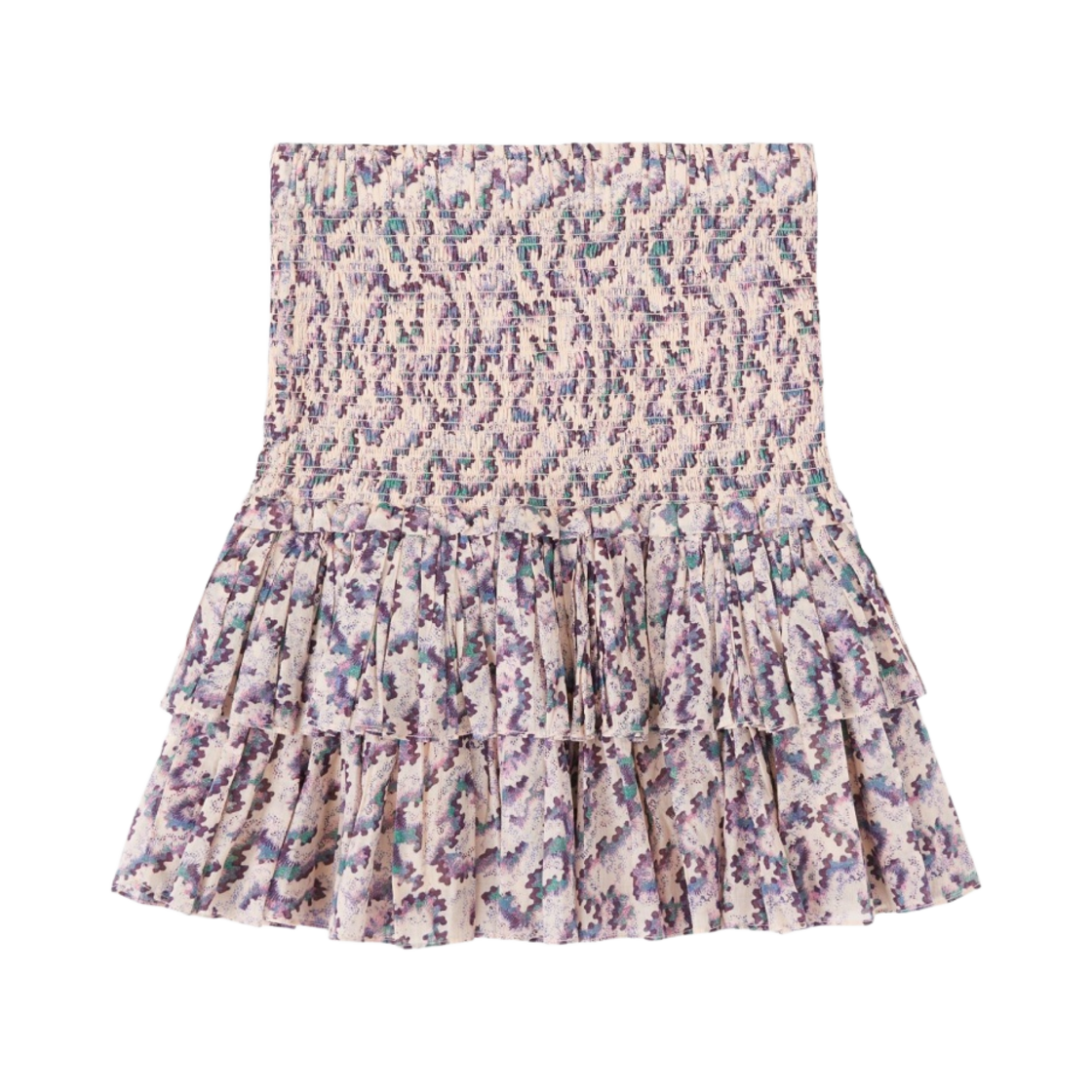 (W) 이자벨 마랑 나오미 프린티드 미니 스커트 에크루 - 22FW((W) Isabel Marant Naomi Printed Mini Skirt Ecru - 22FW) - 1