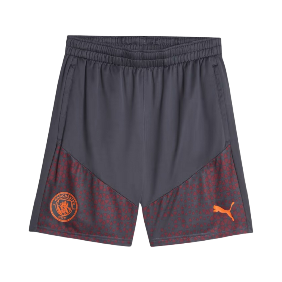 772867-16 Puma Manchester City Training Shorts Strong Gray