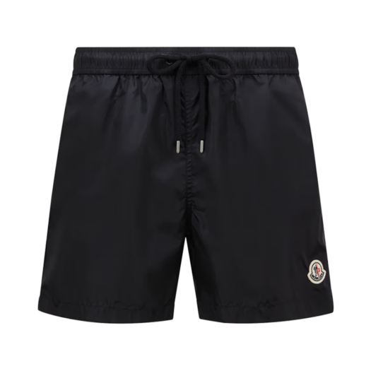 K1-091-2C00003-53326-743 Moncler Logo Patch Swim Shorts Night Blue - 25SS